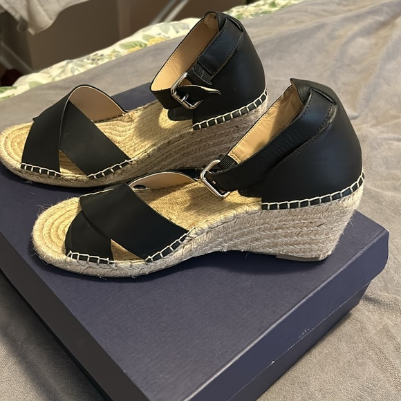 Cross strap Espadrilles wedge - Picture 2 of 2